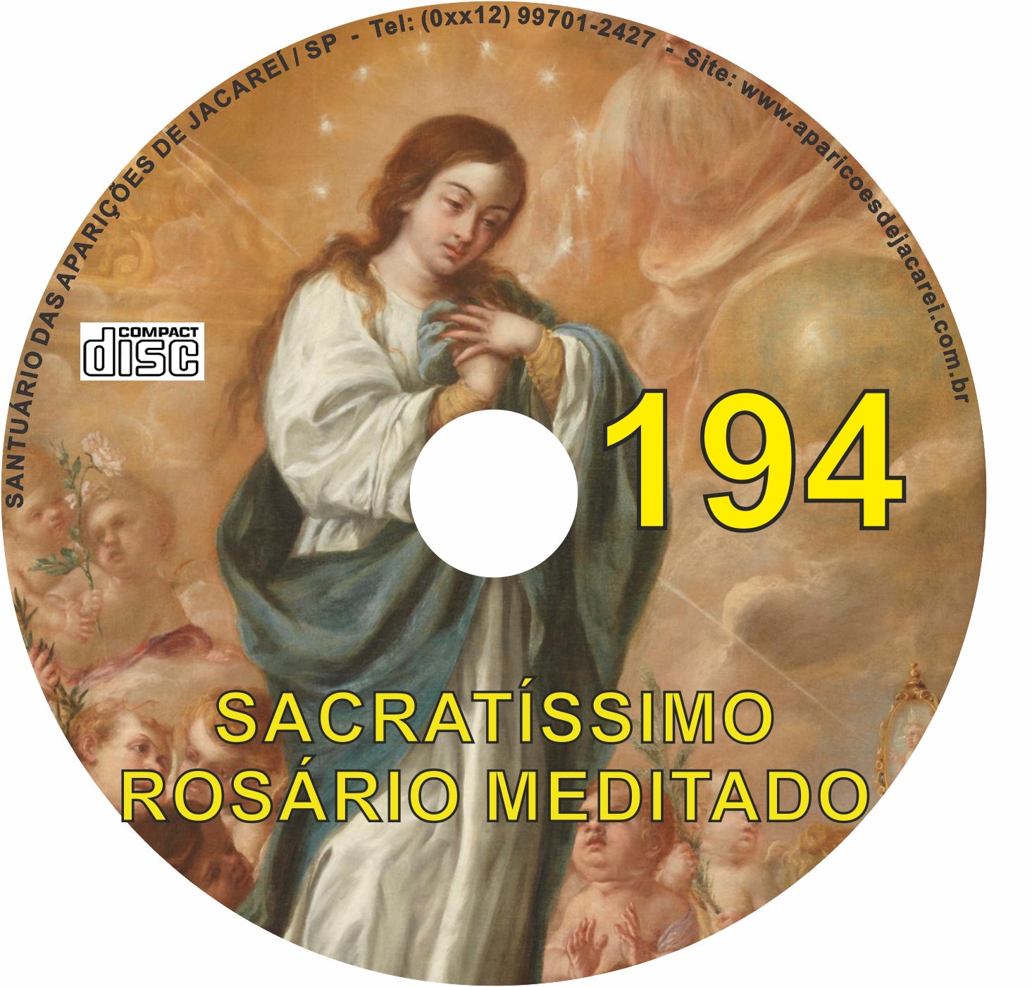 Cd Rosário Meditado 194 Cd Rosário Meditado 194